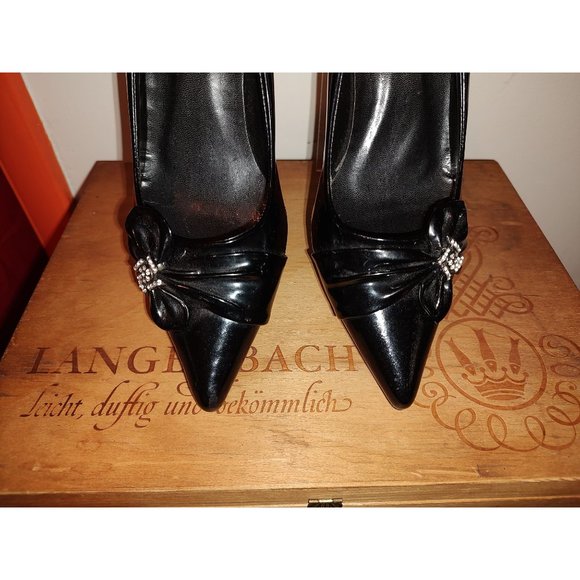 1980's Nordstrom Electric Blue Pointy Toe Pumps - Picture 6 of 6